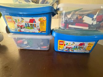 Lego pieces 4 boxes