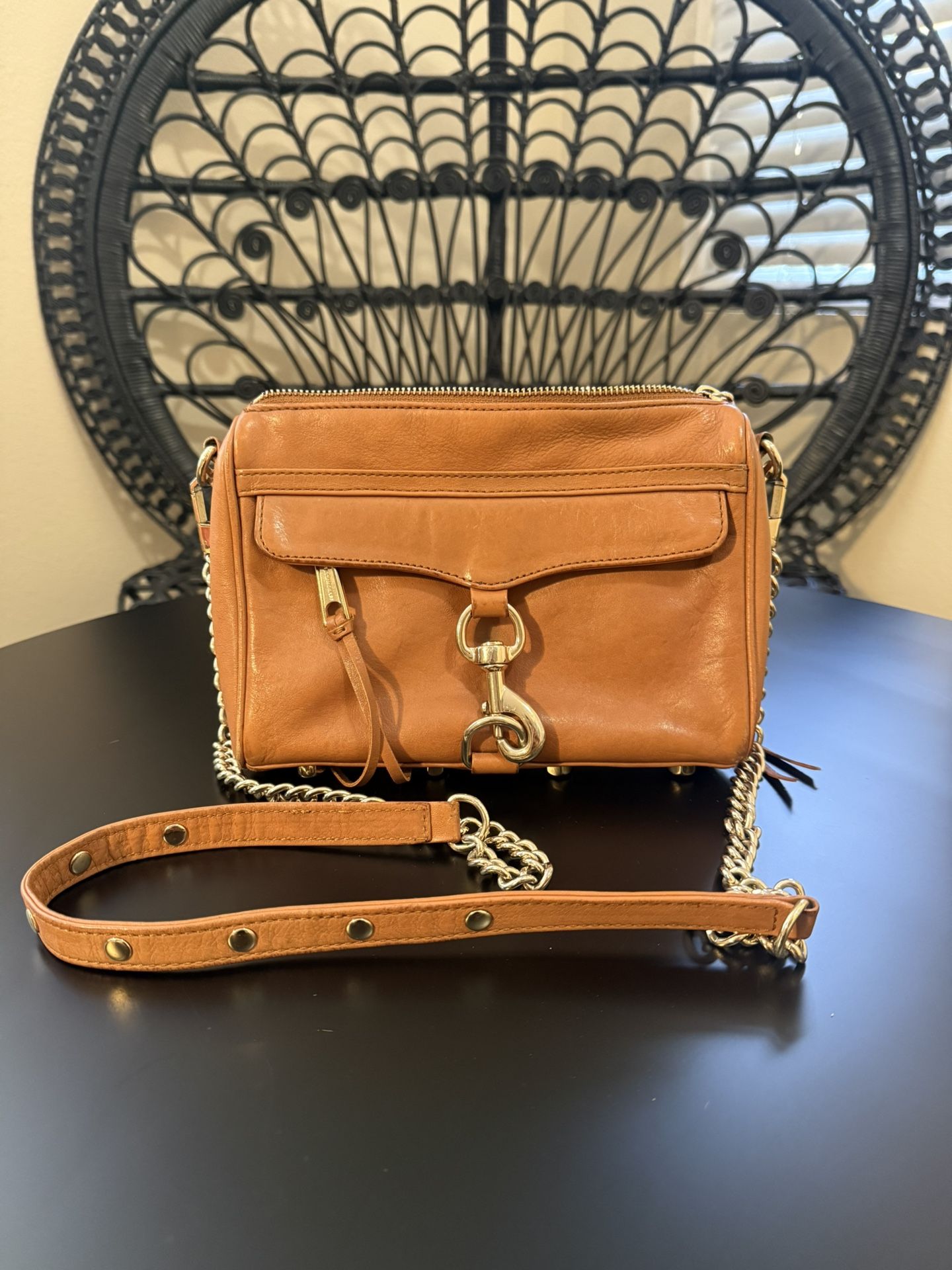 Rebecca Minkoff Tan Leather Crossbody Bag