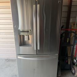 Kenmore Stainless Steel Refrigerator And Freezer