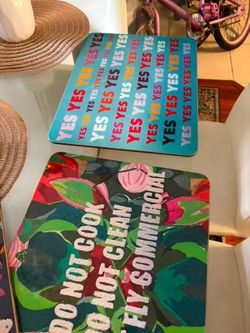 Novelty Printed Placemats Set of 4