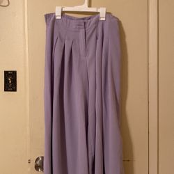 Lavender Wide Legged Pants