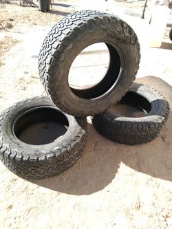 💥 FOR SALE: 3 Used BFGoodrich All-Terrain T/A KO2 Tires (LT325/60R20) 💥