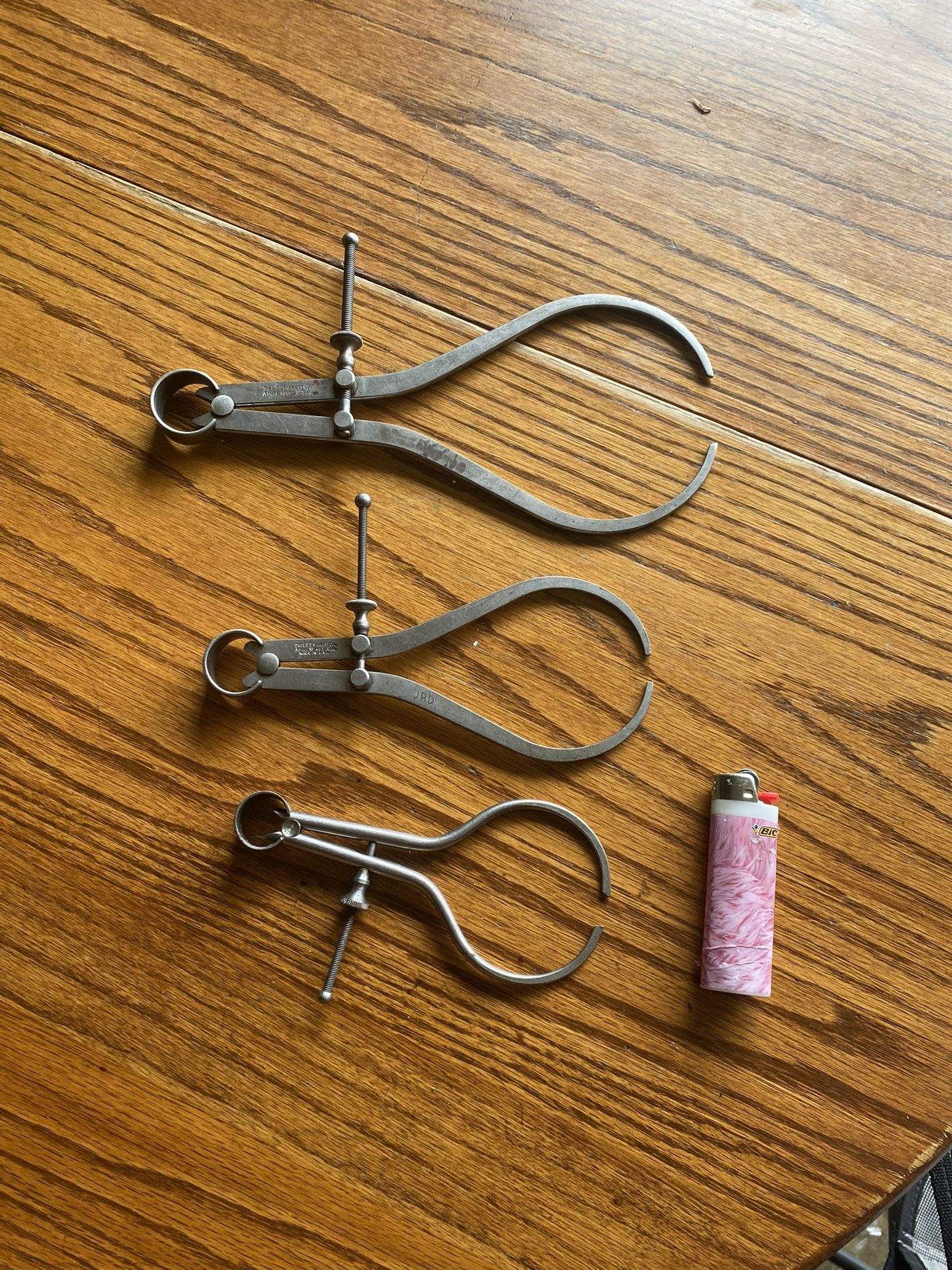 Starrett Outside Calipers & Dividers – Three classic leg-style