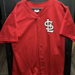 Vintage ST Louis Cardinals Teamwork Athletic Apparel Baseball Jersey Mens XXL USA Made #42