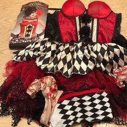 Sexy  Clown Corset Costume