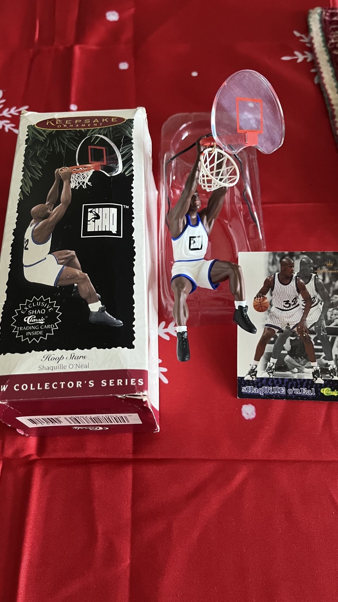 Hallmark Keepsake NBA Shaq Shaquille O'Neal Hoop Stars NEW Ornament 1995