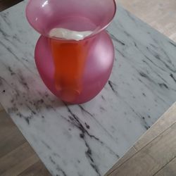 VASE WITH INTERIOR ATTACHED CANDLE