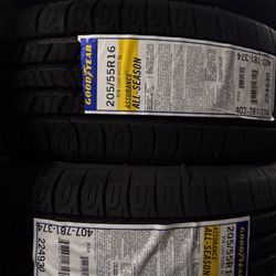 205/55R16 Goodyear Assurance All Season Tires 