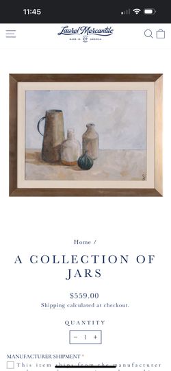 A COLLECTION OF JARS