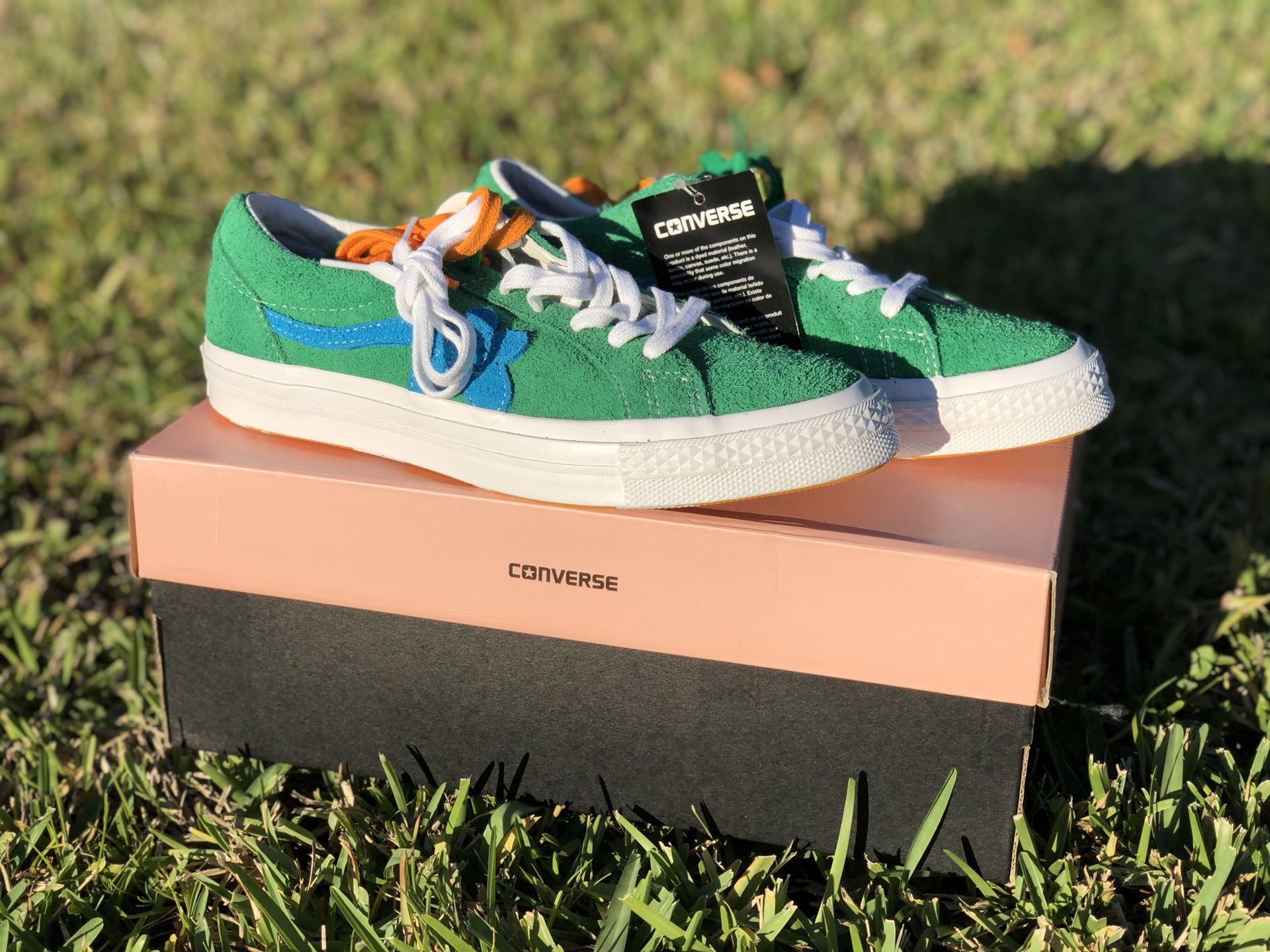 Green/Blue Golf le fleur x Converse One Sneakers