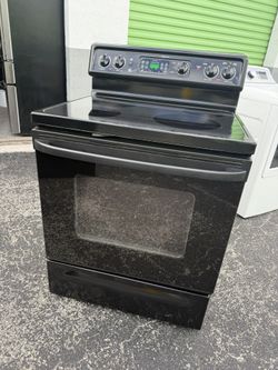 Ge Stove Black 