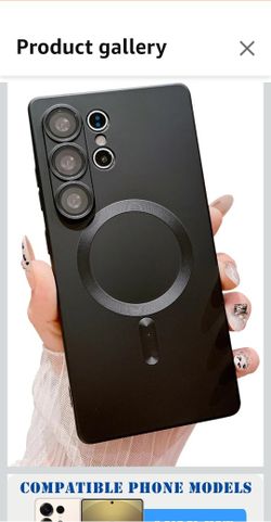 Protect your phone in style with this magnetic case compatible with Samsung Galaxy S26 Ultra. Designed for MagSafe accessories, it features a strong b