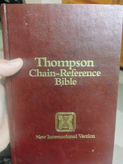 NIV Thomson chain reference Bible hardback