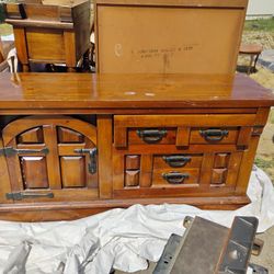 Solid Wood Bedroom Set 5 Pieces