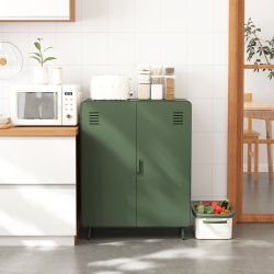 Ambergate 2-Door Steel Cabinet with Adjustable Shelves