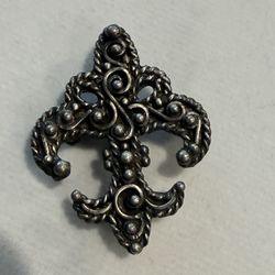 Vintage Pewter Brooch