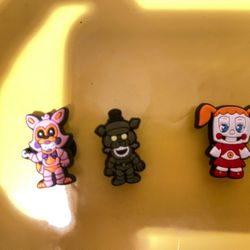Five Nights Of Freddy Croc Charms 