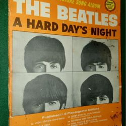 Vintage The Beatles A Hard Day's Night Original Motion Picture Song And Photo Album