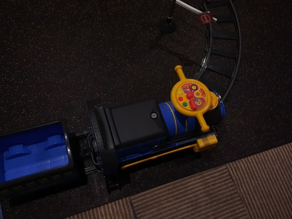 Kids Working Toy Train