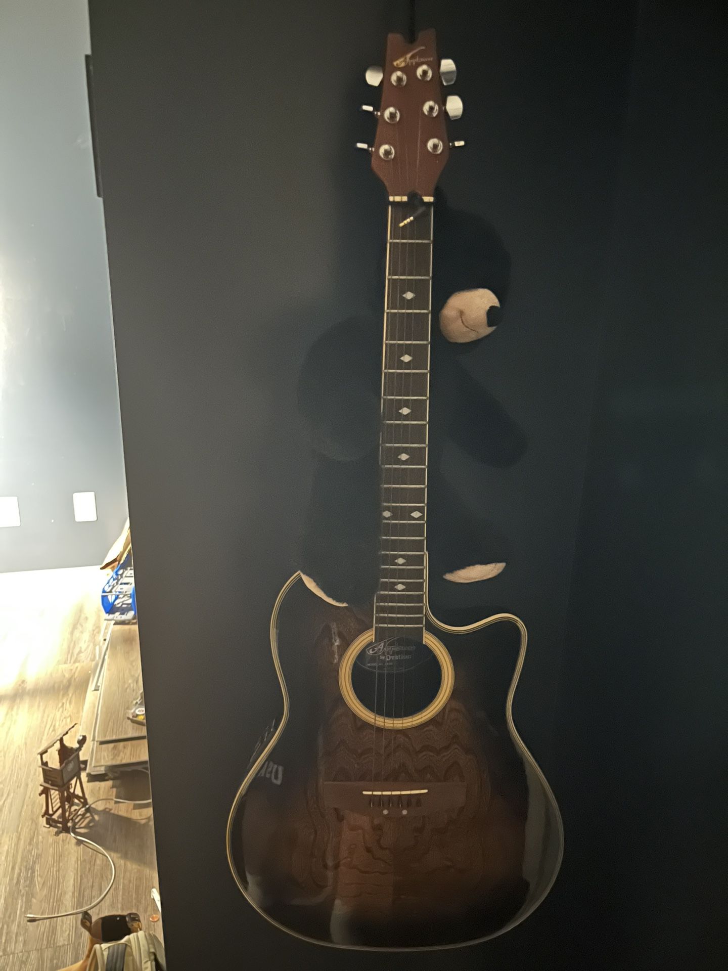 Ovation Applause AE-38 Acoustic Electric Guitar - Brown Sunburst