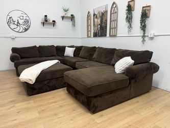 Brown Sectional Couch Free Delivery