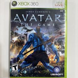Avatar The Game Xbox 360, CIB with Catalog Insert 2009