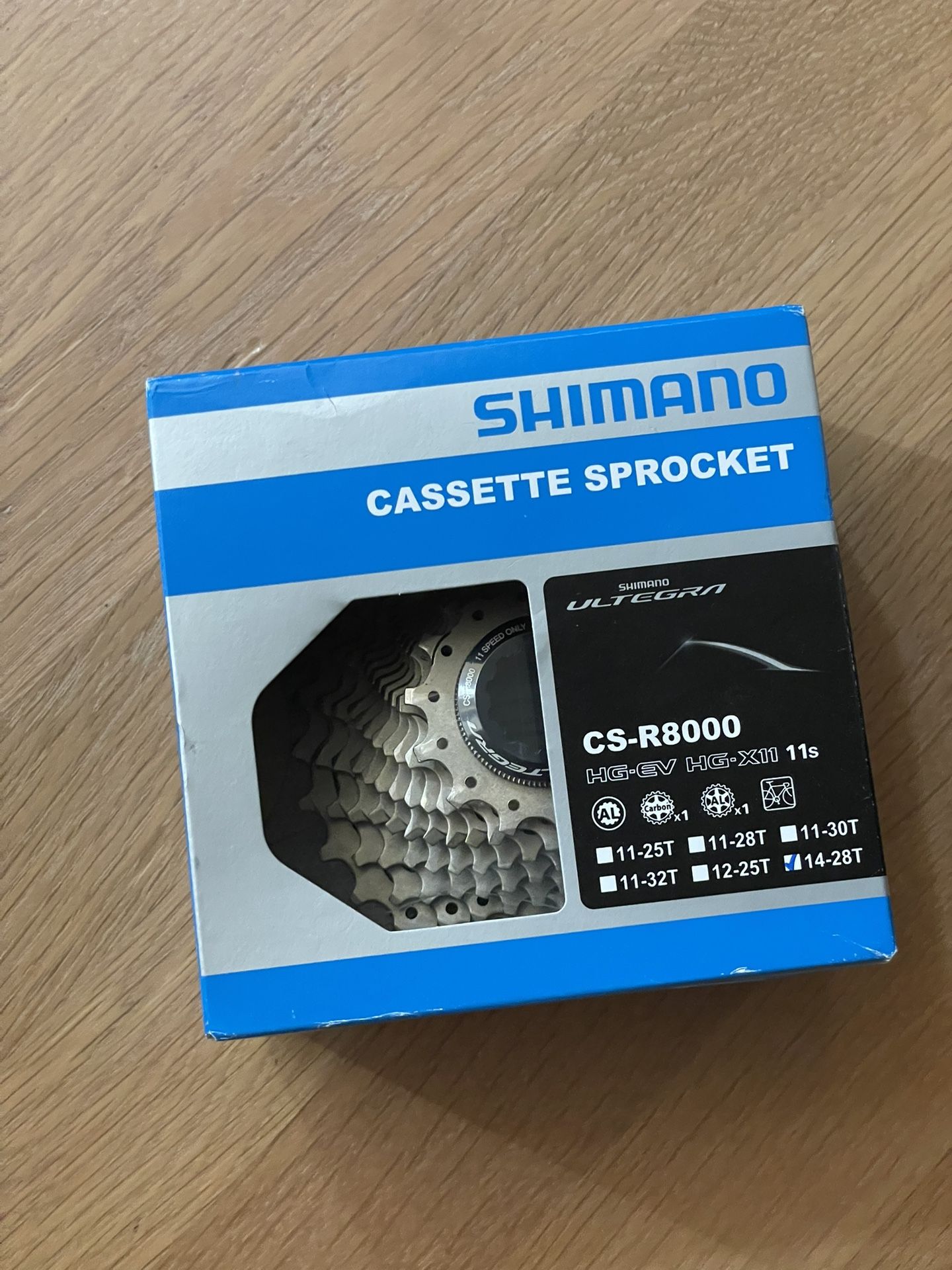 Shimano ULTEGRA CS-R8000 HG-EV HG-X11 11s 14-28T Cassette Sprocket Standard