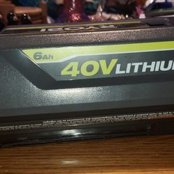 New Ryobi 6 Amp Battery