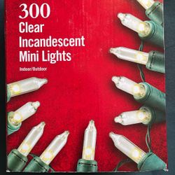 Clear Incandescent Mini Lights
