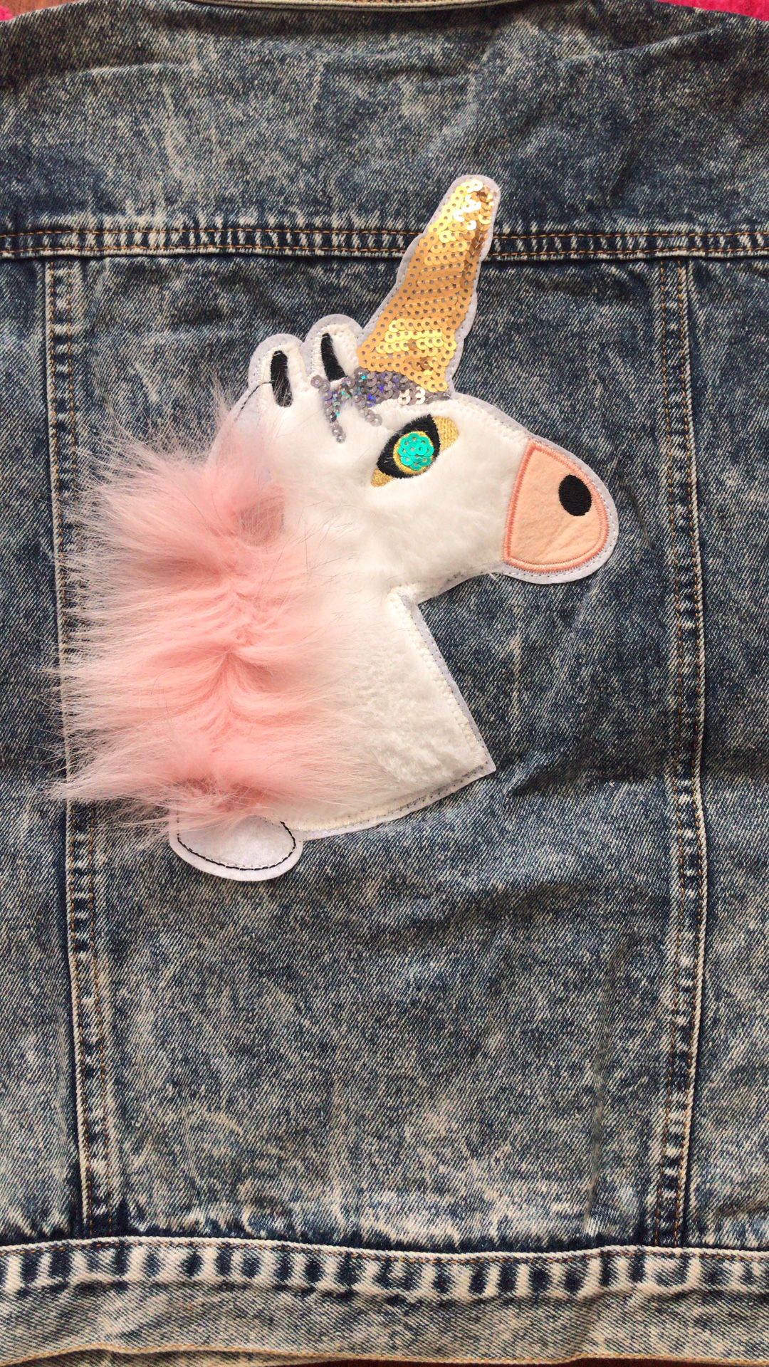 Denim Unicorn Jacket - 11/12