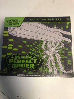 Pokemon. Perfect order ETB sealed box $80