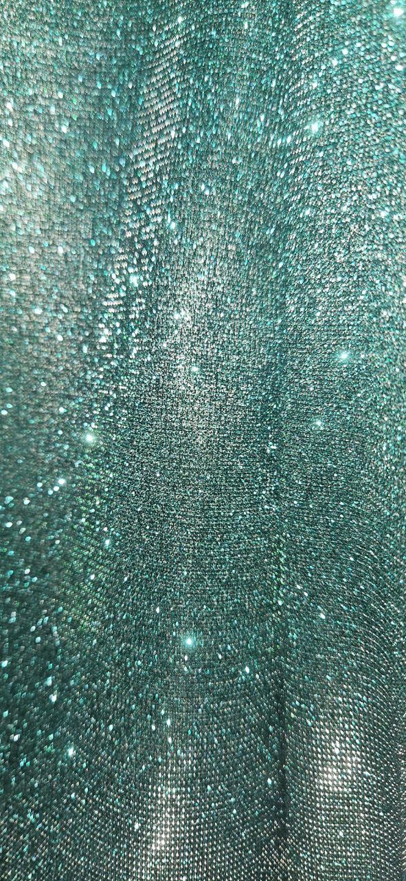 Sparkly Teal Formal / Prom / Evening Dress
