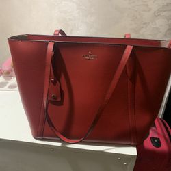 Kate Spade Red Tote/handbag