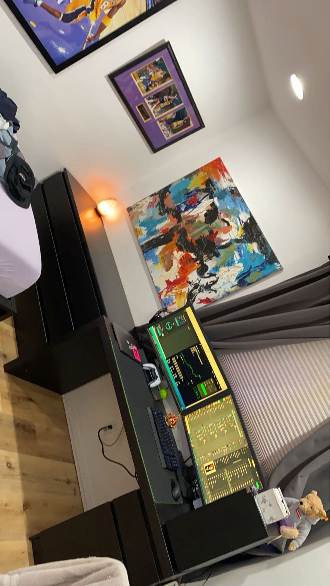 Bedroom Set, Bed Frame, Desk, Dresser, Mattress