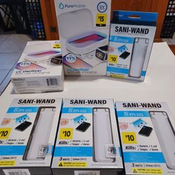 New UV Sanitizers. Kills 99.9% Germs & Bacteria. New in box. $5each