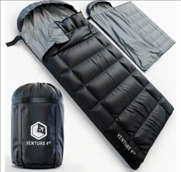Sleeping bag VENTURE XXL BLK
