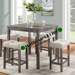 DINING SET 4  CHAIRS MODERN FUNCTIONAL 🤩OFFER TIME LIMITED 👈