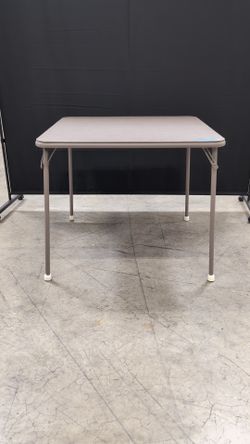 Samsonite Square Folding Table in Taupe