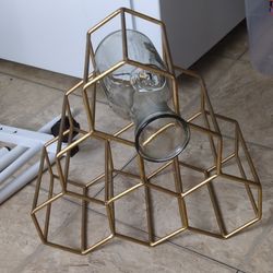 Wine Rack with Decanter 