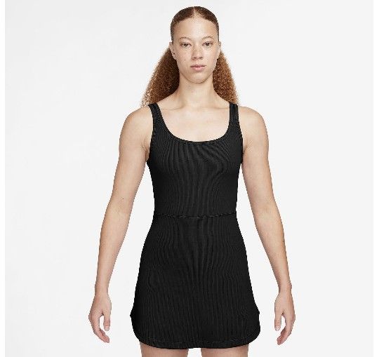 Women's Nike One Capsule Ribbed Dress with Built-In Shorts