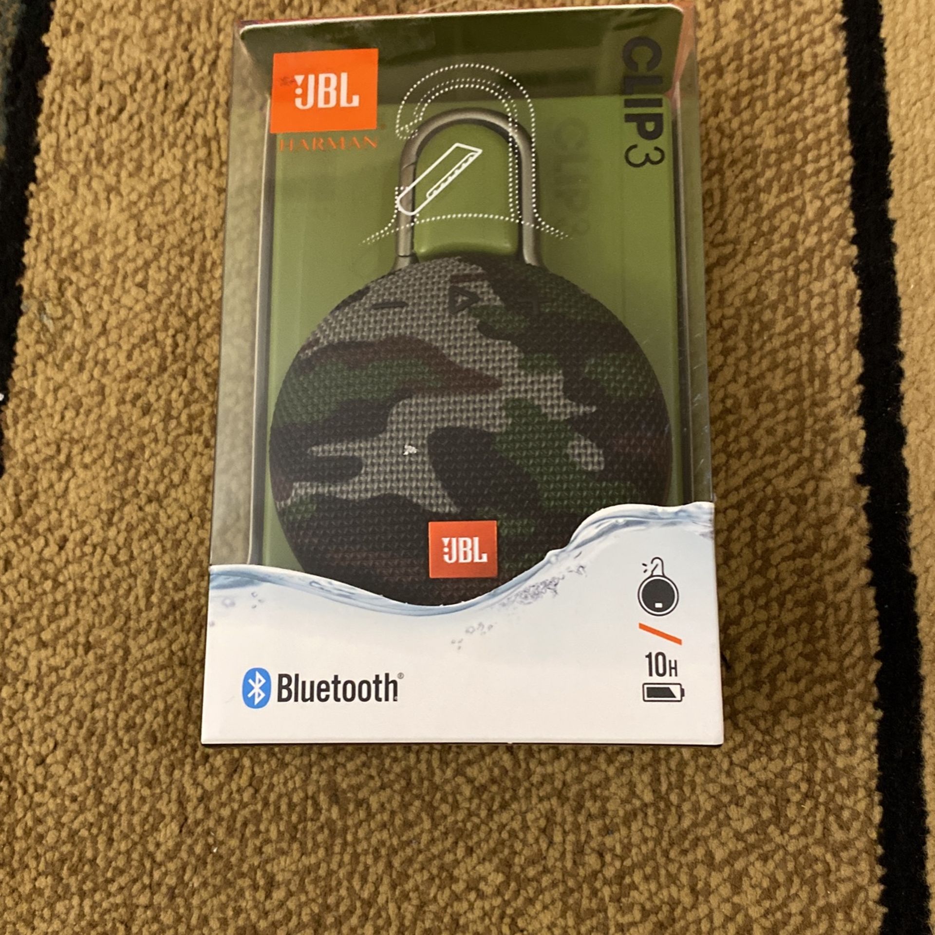 JBL CLIP3 Bluetooth Speaker Phone Waterproof New