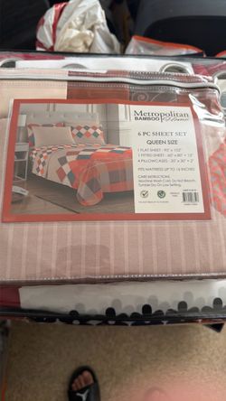 Metropolitan Bamboo Home 6-Piece Queen Sheet Set