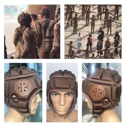 TV PROP/WARDROBE -  NETFLIX “CONQUEST” *NEVER RELEASED/CANCELLED* SERIES featuring Keanu Reeves SCREEN WORN HELMET