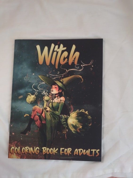 Witch Coloring Book
