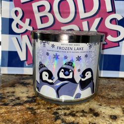 Bath & Body Works Frozen Lake 3 Wick Candle 