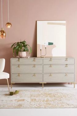 Anthropologie Ingram Six Drawer Dresser