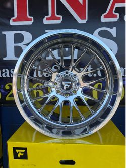 Fittipaldi Offroad Forged FTF502P Polished 24x12 -44 Offset 8x170 | Special Forged Wheel Set