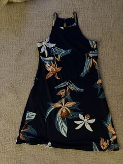 Tropical Print Dress