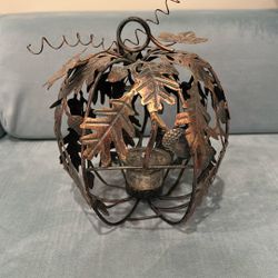 Seasonal Fall /Autumn Pumpkin Candle Holder