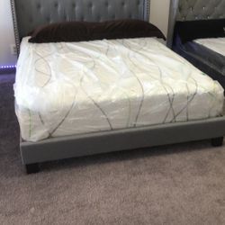 BRAND NEW QUEEN SIZE BED FRAME WITH MATTRESS 